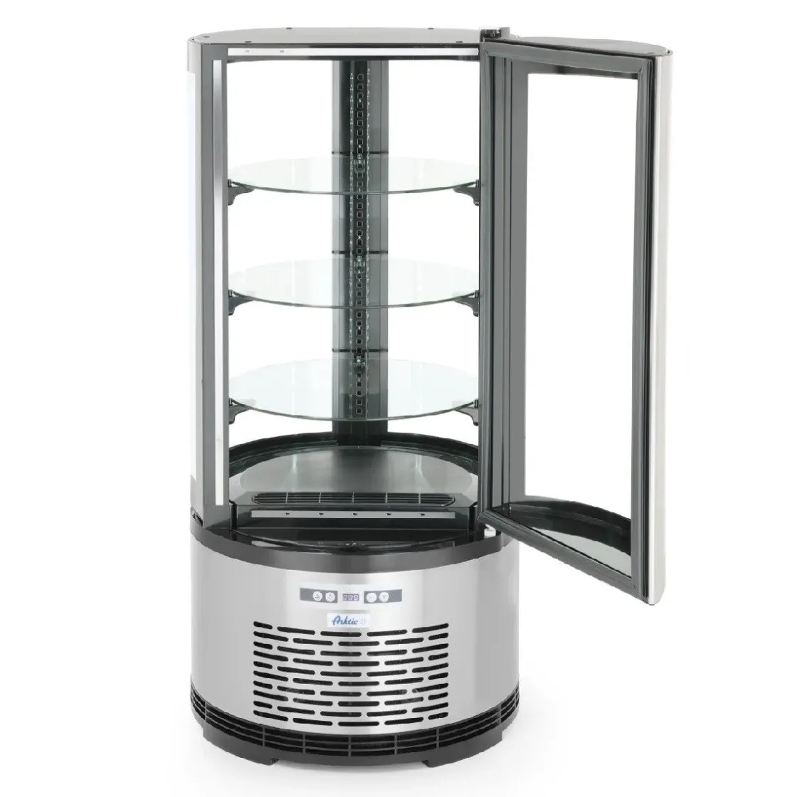 Hendi Arktic Gebaksvitrine Rond 100 Liter* Toonbankdisplays