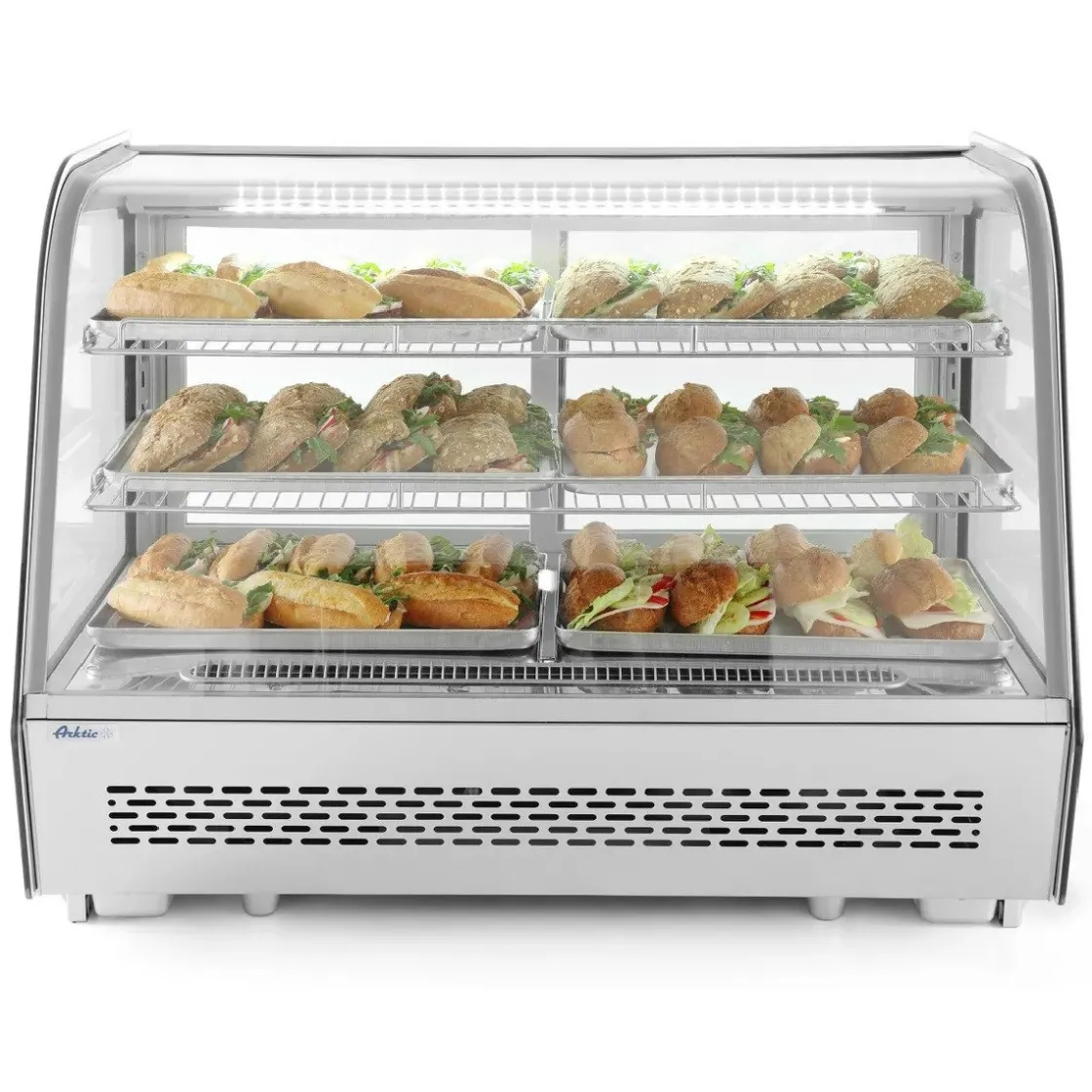 Hendi Arktic Gebakvitrine 160 Liter* Toonbankdisplays