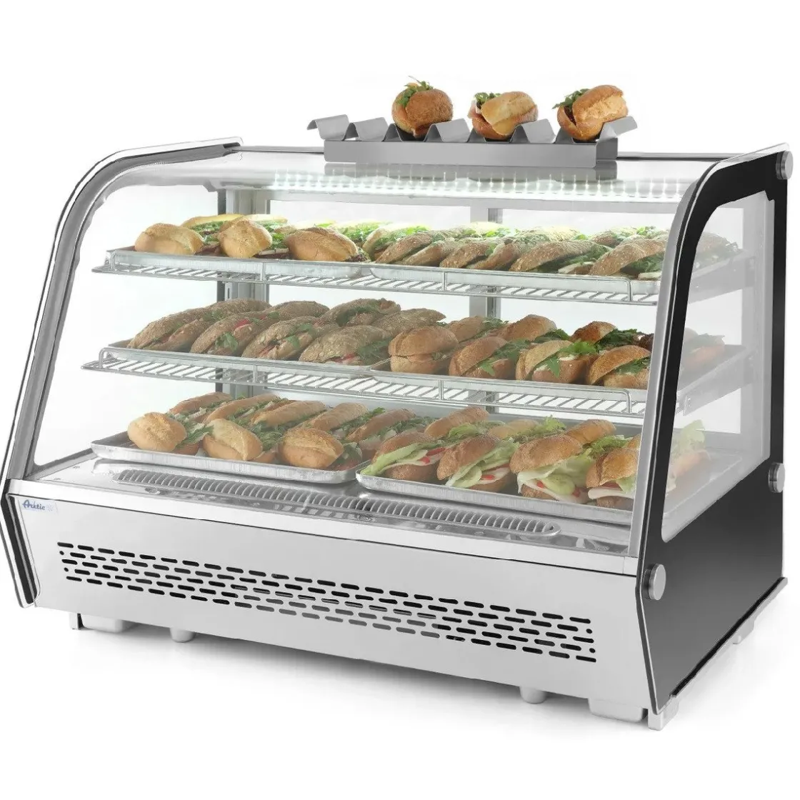 Hendi Arktic Gebakvitrine 160 Liter* Toonbankdisplays