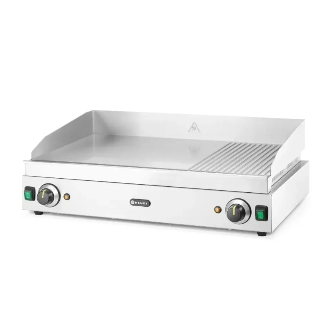 Hendi Bakplaat 1/3 geribbeld 2/3 glad 1/3 geribd 230V/3500W* Bak- En Kookapparaten