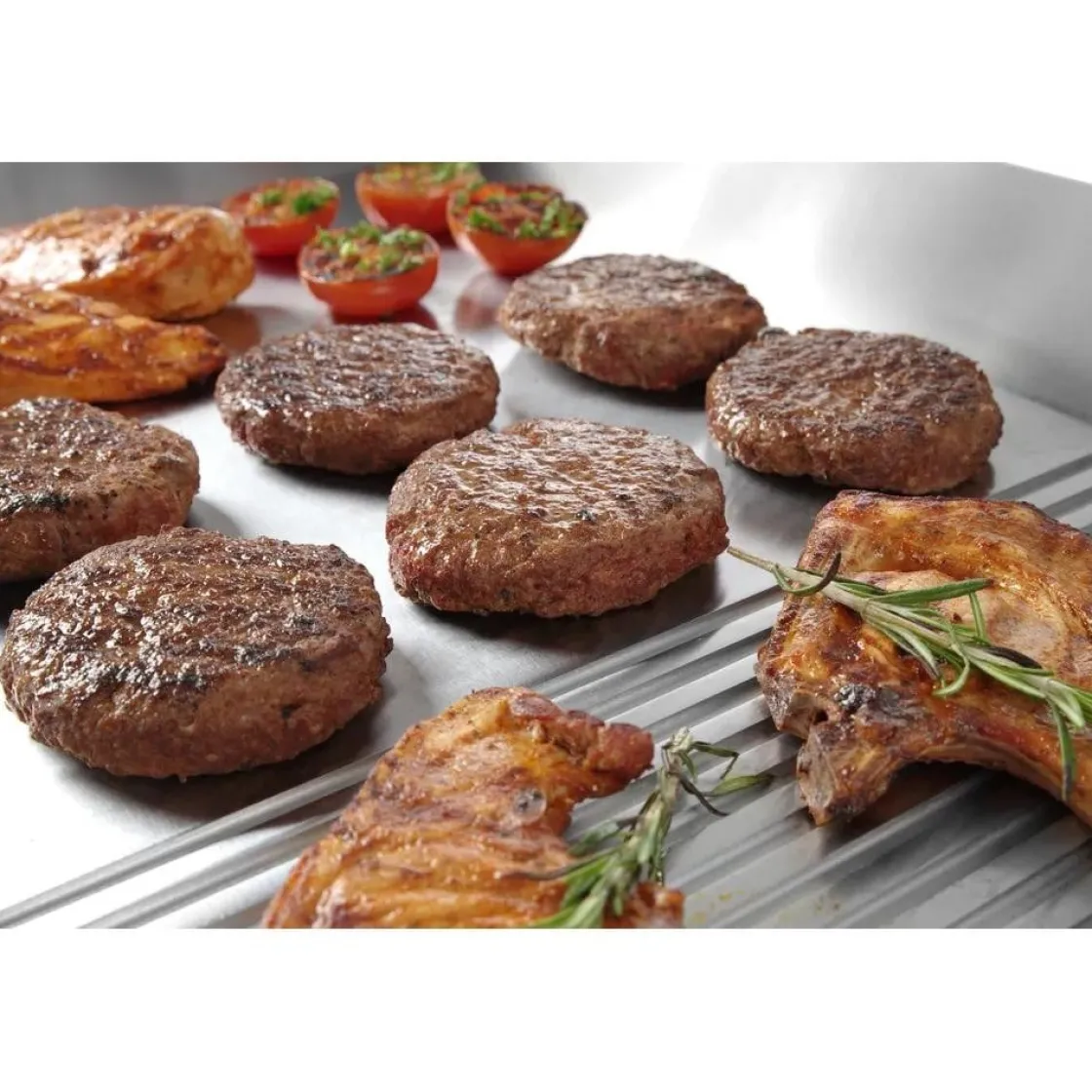 Hendi Bakplaat 1/3 geribbeld 2/3 glad 1/3 geribd 230V/3500W* Bak- En Kookapparaten