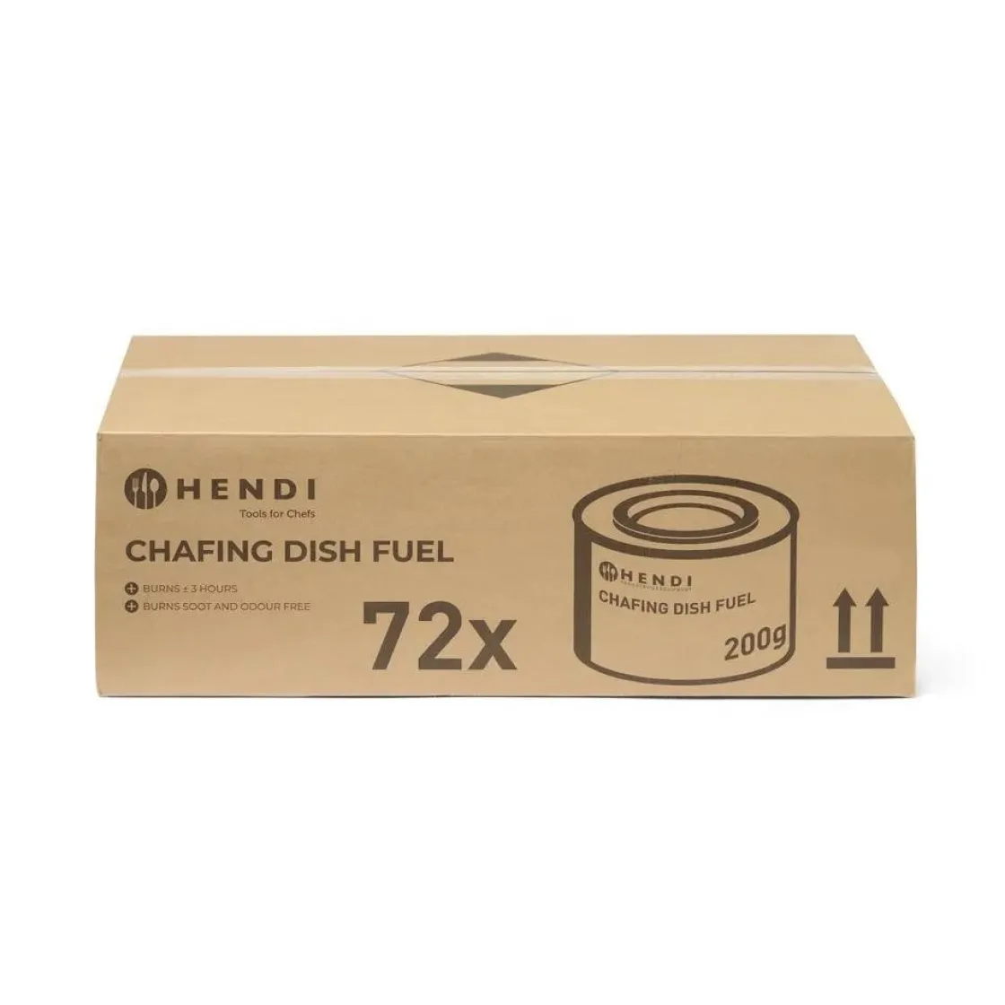 Hendi Brandpasta Blik 200 gram 72st.* Bakhulpmiddelen