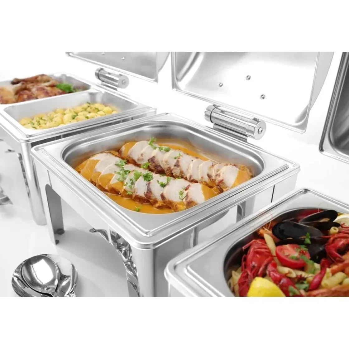 Hendi Chafing dish GN 1/1 mirror finish* Bak- En Kookapparaten