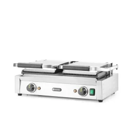Hendi Contactgrill - dubbele versie onder glad* Bak- En Kookapparaten