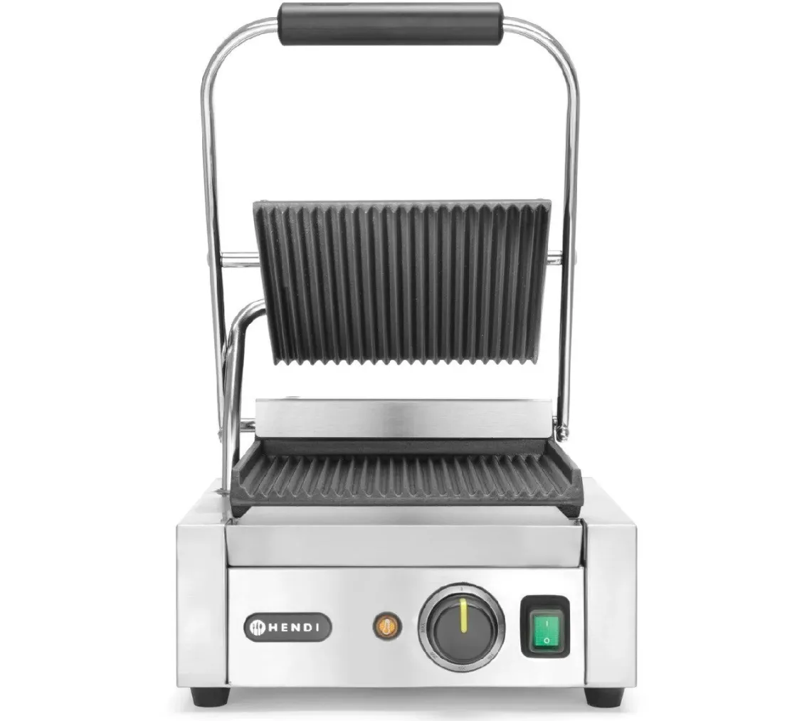 Hendi Contactgrill Enkel* Bak- En Kookapparaten
