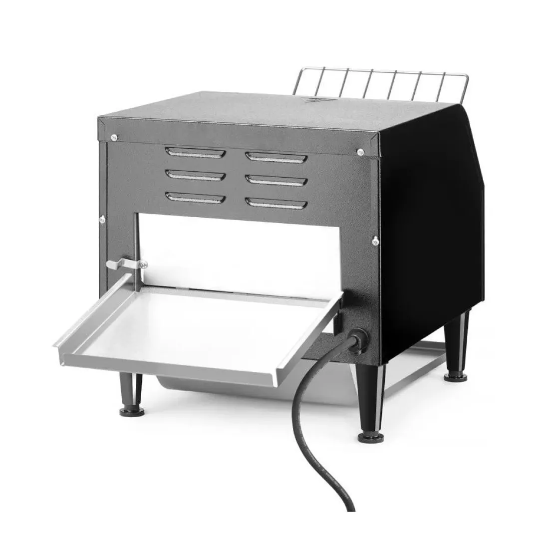 Hendi Doorloop broodrooster Zwart* Bak- En Kookapparaten