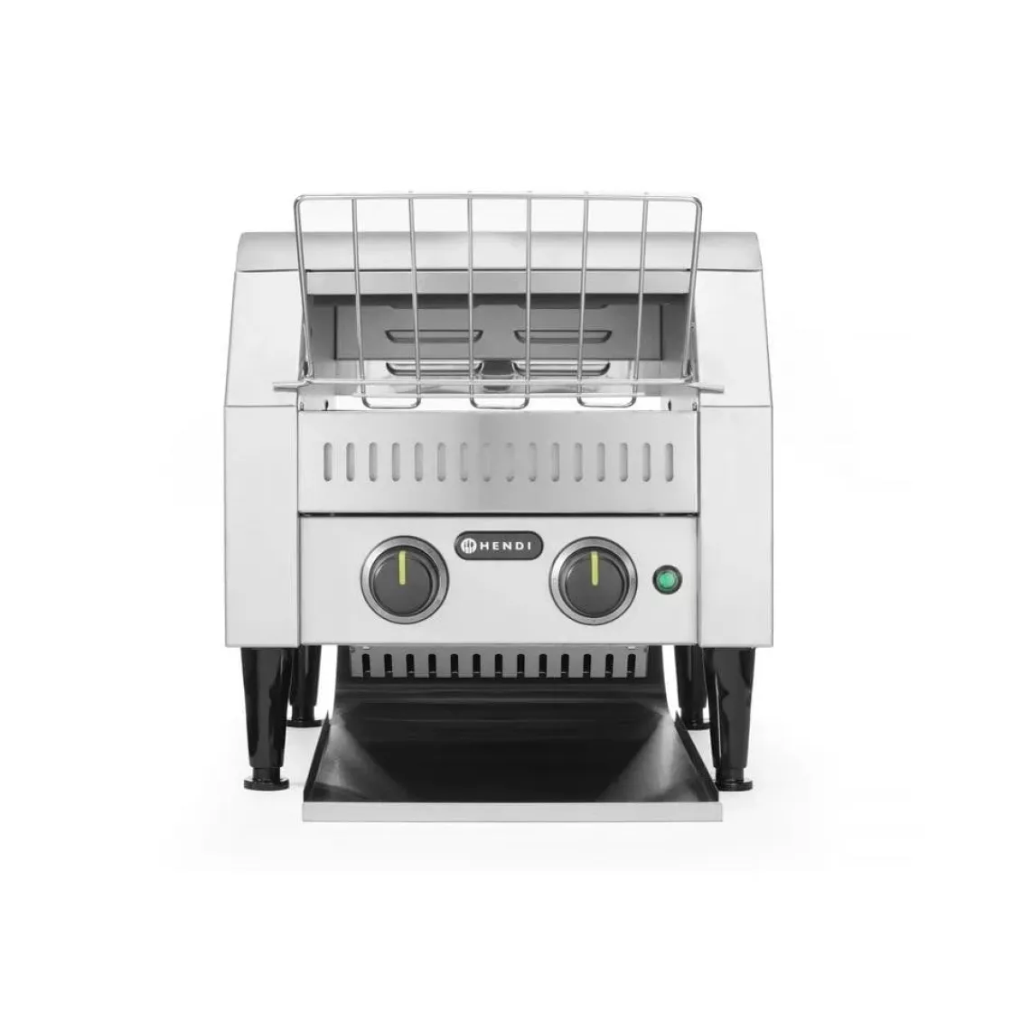 Hendi Doorloop broodrooster dubbel Zilver* Bak- En Kookapparaten