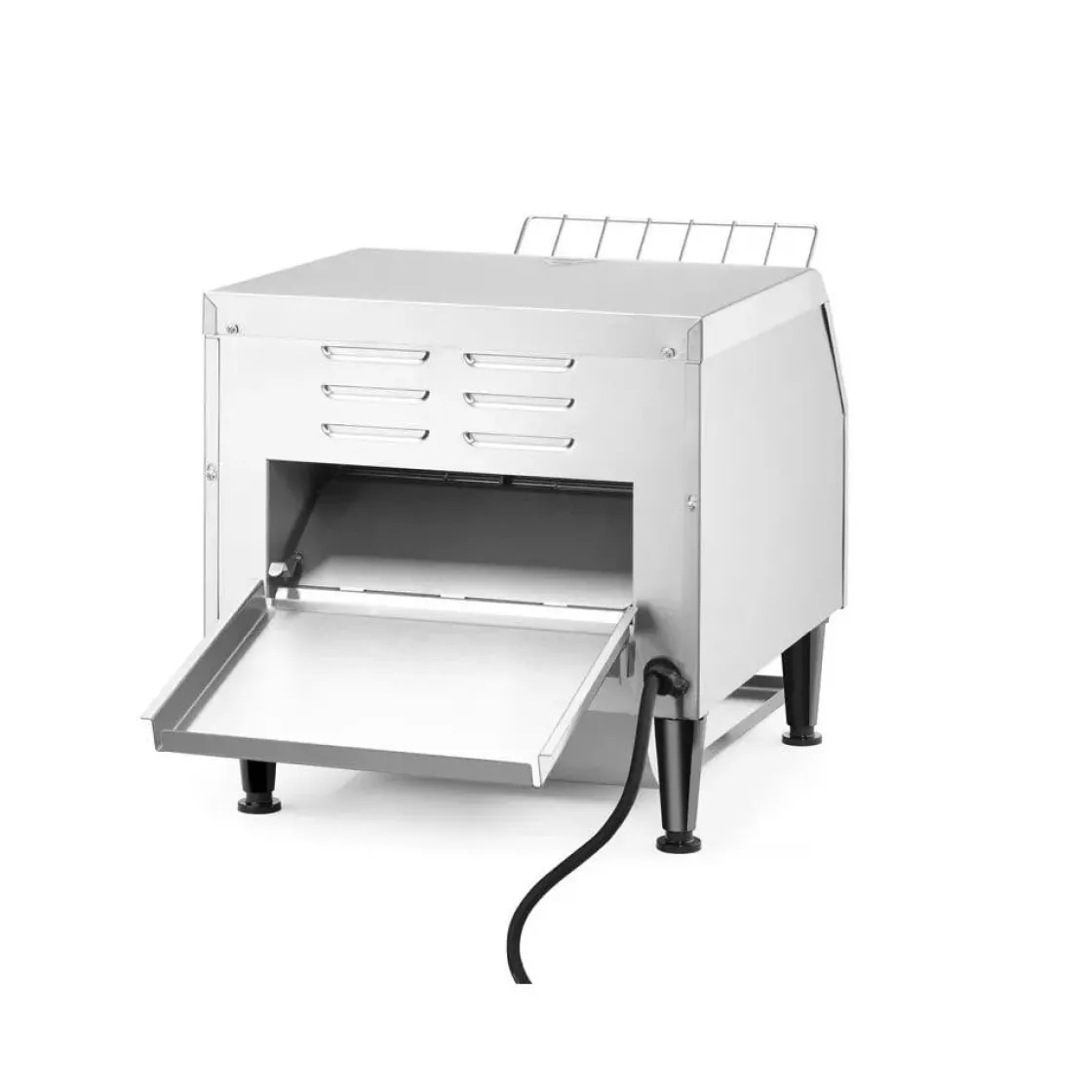 Hendi Doorloop broodrooster dubbel Zilver* Bak- En Kookapparaten