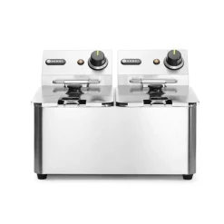 Hendi Friteuse Kitchen Line - 2x 4L* Bak- En Kookapparaten