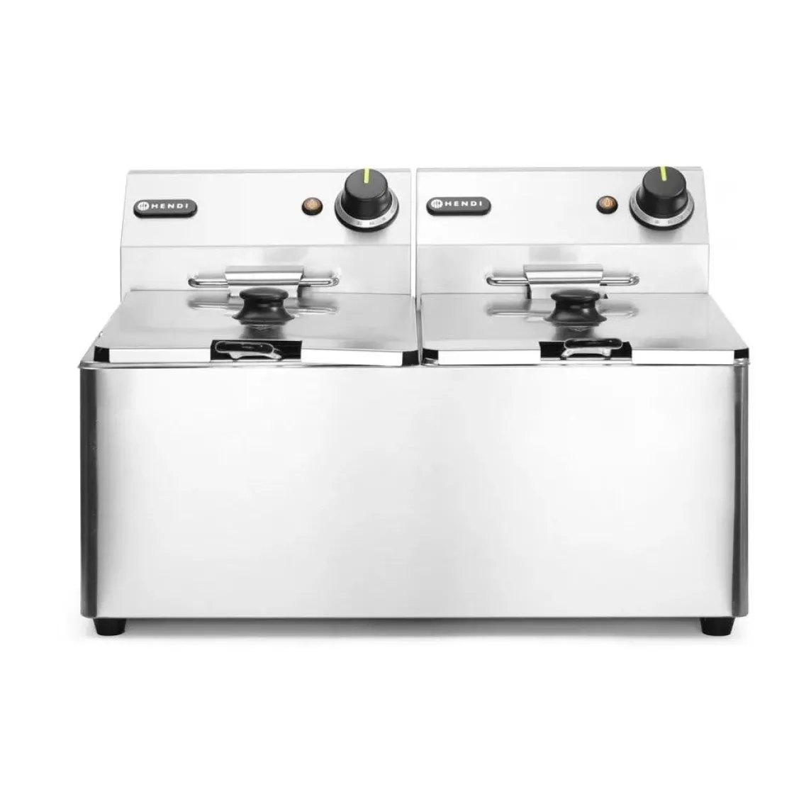Hendi Friteuse Kitchen Line - 2x 8L* Bak- En Kookapparaten