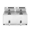 Hendi Friteuse met aftapkraan digitaal - 2 x 8L* Bak- En Kookapparaten