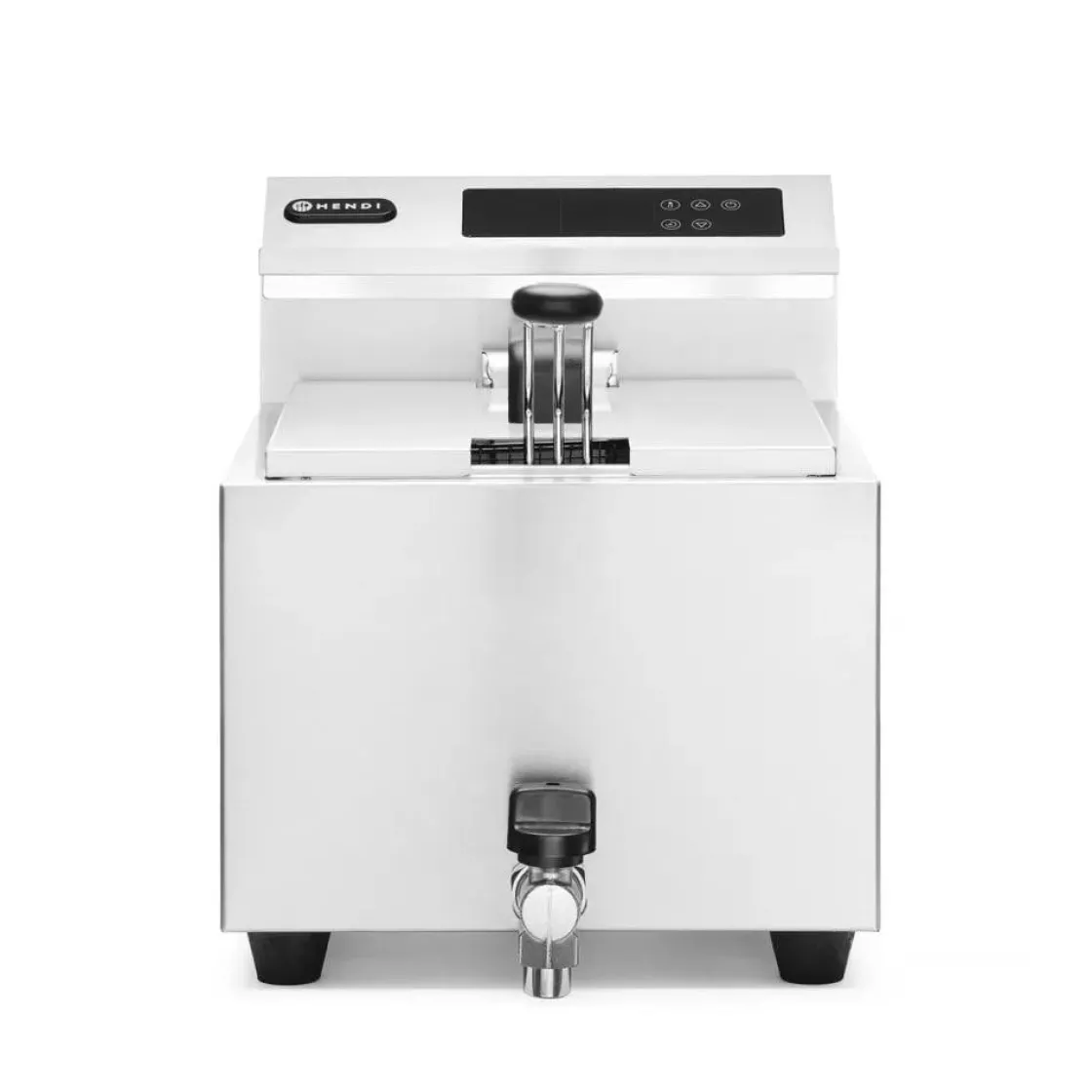 Hendi Friteuse met aftapkraan digitaal - 8L* Bak- En Kookapparaten