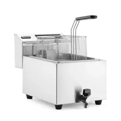 Hendi Friteuse met aftapkraan digitaal - 8L* Bak- En Kookapparaten