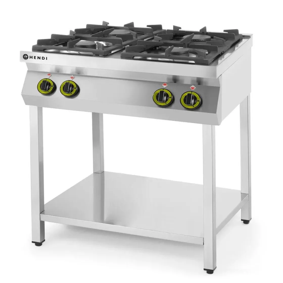 Hendi Gasfornuis Kitchen Line 4-pits* Bak- En Kookapparaten