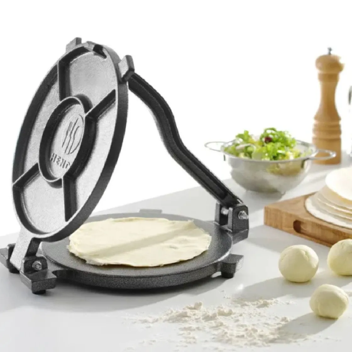 Hendi Gietijzeren Tortillapers* Bakhulpmiddelen