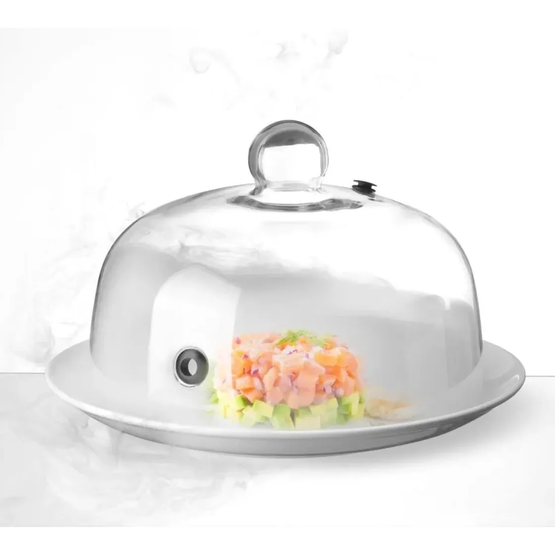 Hendi Glazen stolp met ventilatieopening* Taartplateaus