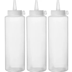 Hendi Knijpfles Transparant 35cl Set/3* Maatbekers En Emmers