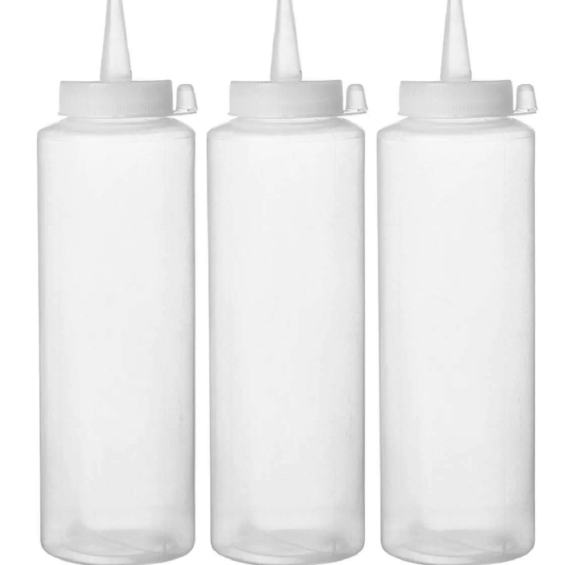 Hendi Knijpfles Transparant 35cl Set/3* Maatbekers En Emmers