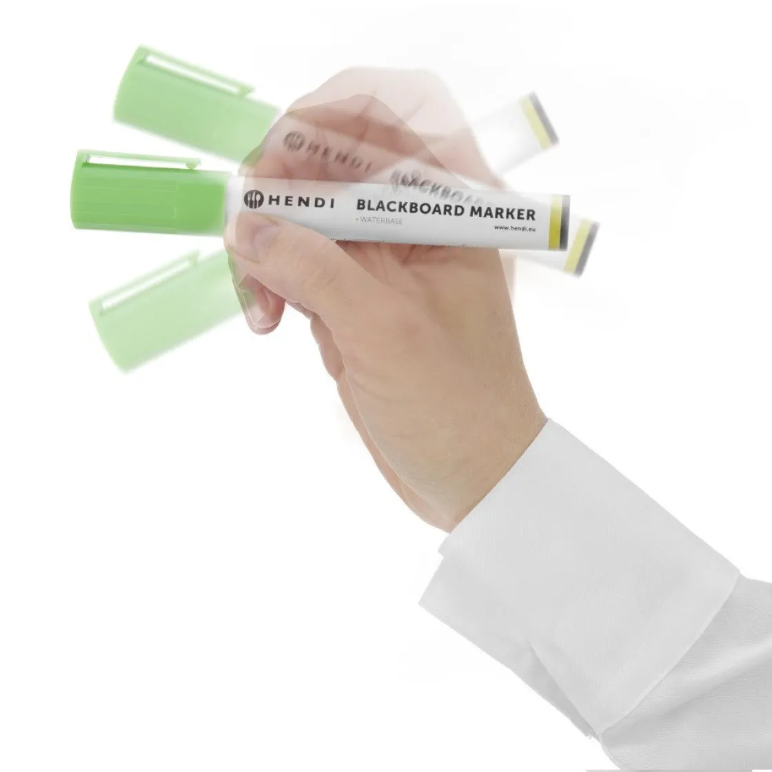 Hendi Krijtstiften Kleurset/5* Toonbankdisplays