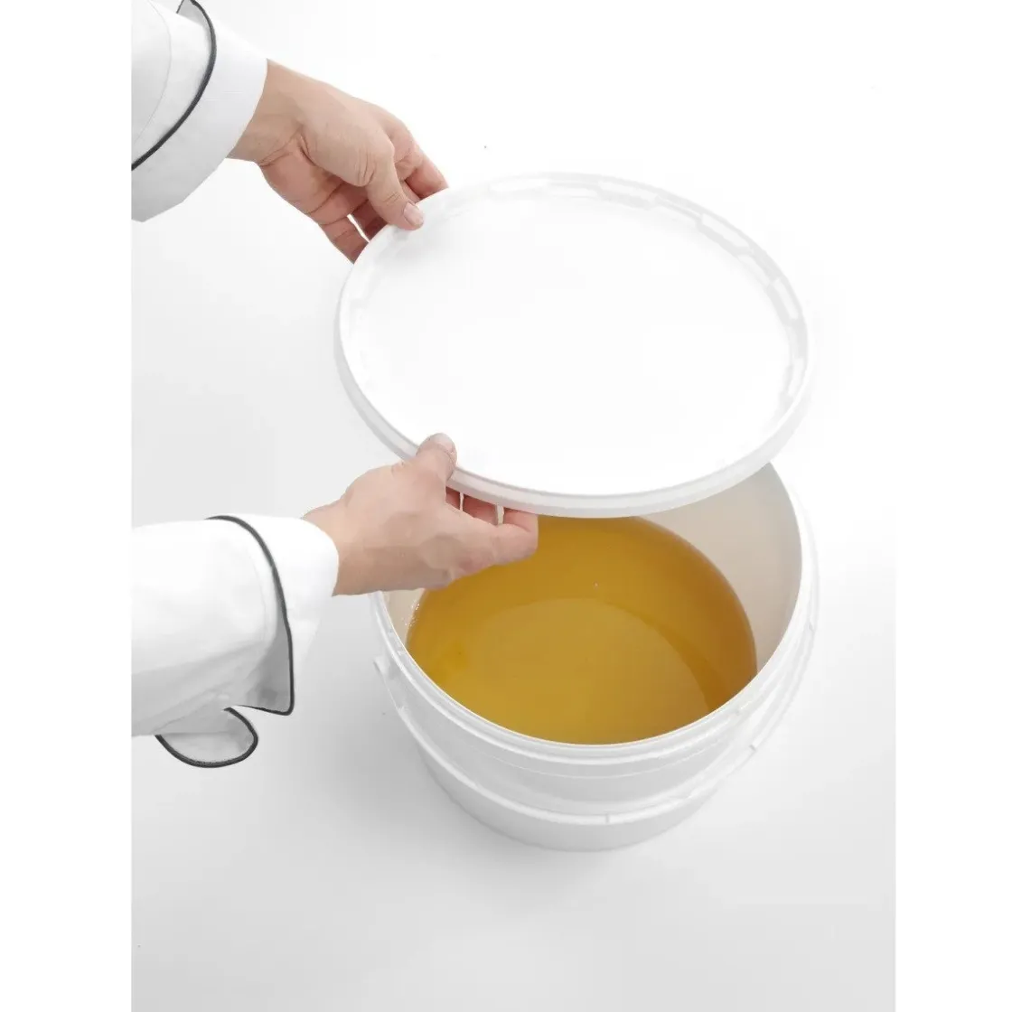 Hendi Kunststof Emmer met Deksel 11,5 Liter* Maatbekers En Emmers