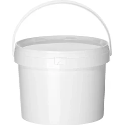 Hendi Kunststof Emmer met Deksel 11,5 Liter* Maatbekers En Emmers