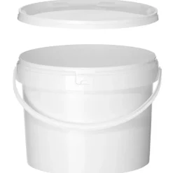 Hendi Kunststof Emmer met Deksel 11,5 Liter* Maatbekers En Emmers