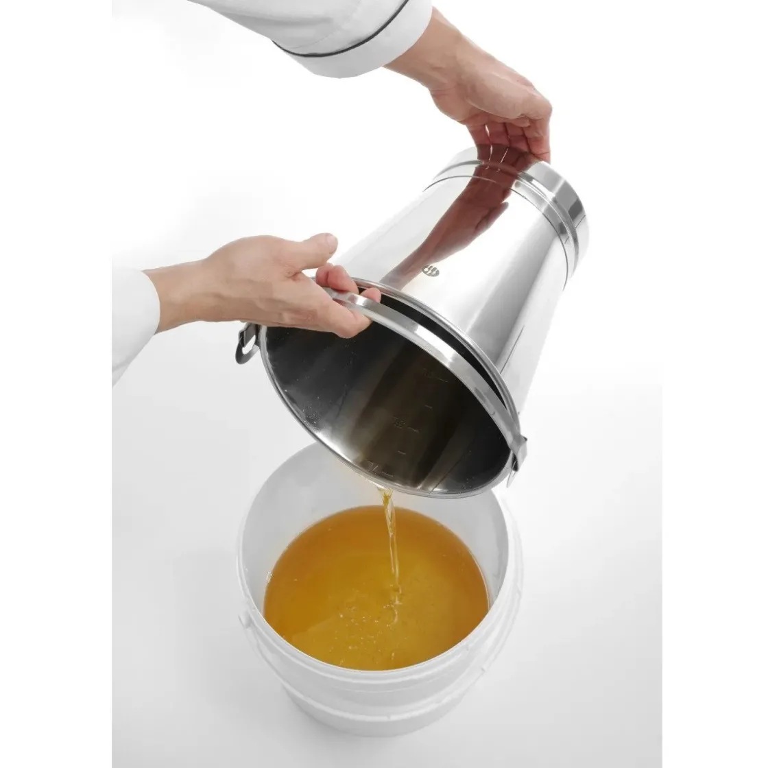 Hendi Kunststof Emmer met Deksel 11,5 Liter* Maatbekers En Emmers