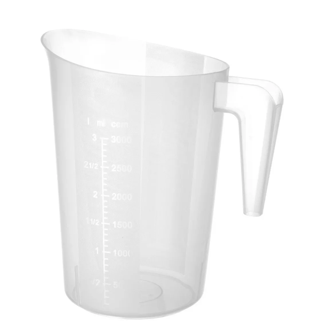 Hendi Maatbeker Stapelbaar, 3 liter* Maatbekers En Emmers