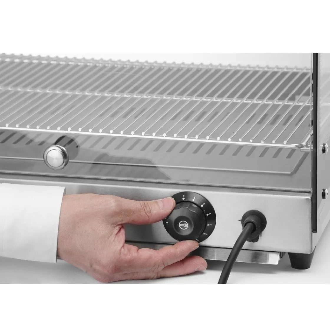 Hendi Opzet Warmhoudvitrine Enkellaags* Toonbankdisplays