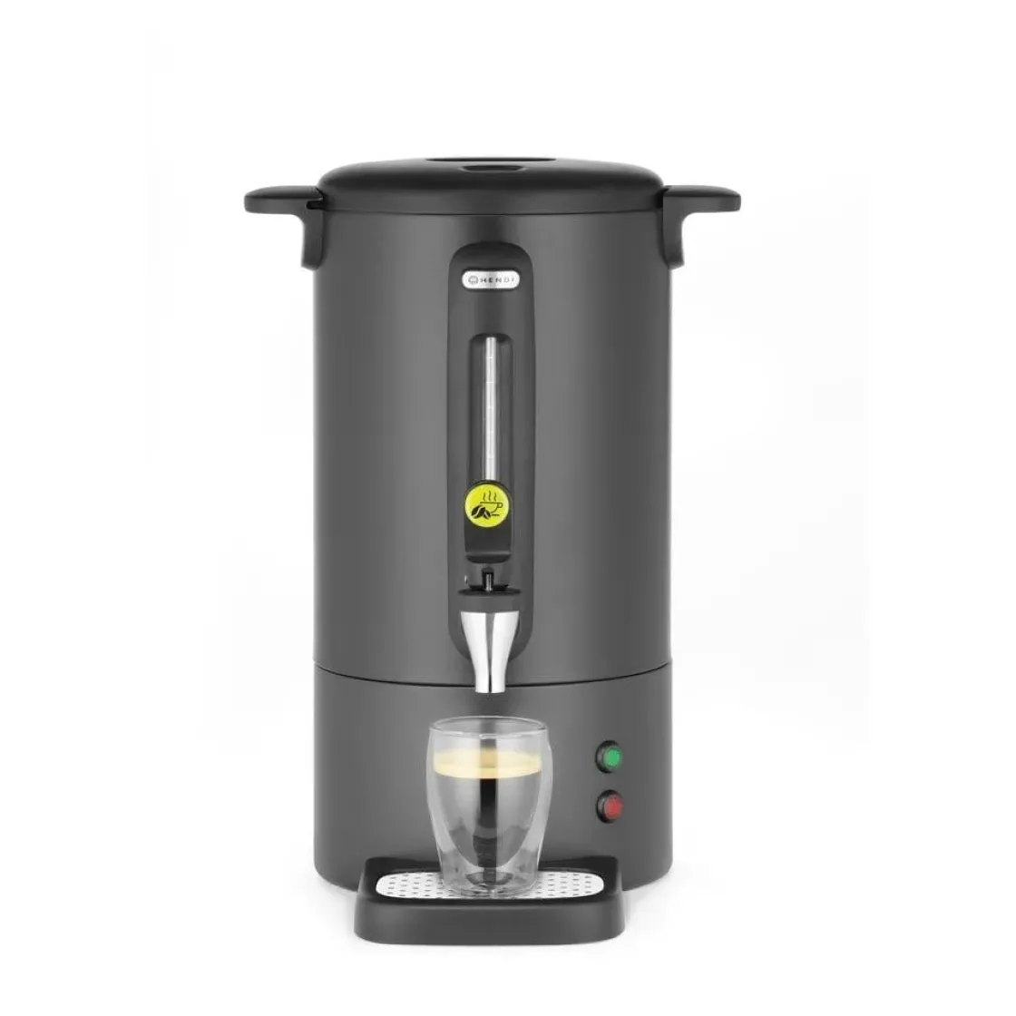 Hendi Percolator Zwart 7L - Design by Bronwasser* Drank Dispensers