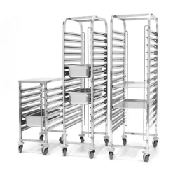 Hendi Regaalwagen - 7 x GN 1/1* Horeca Opslag- En Serveersystemen