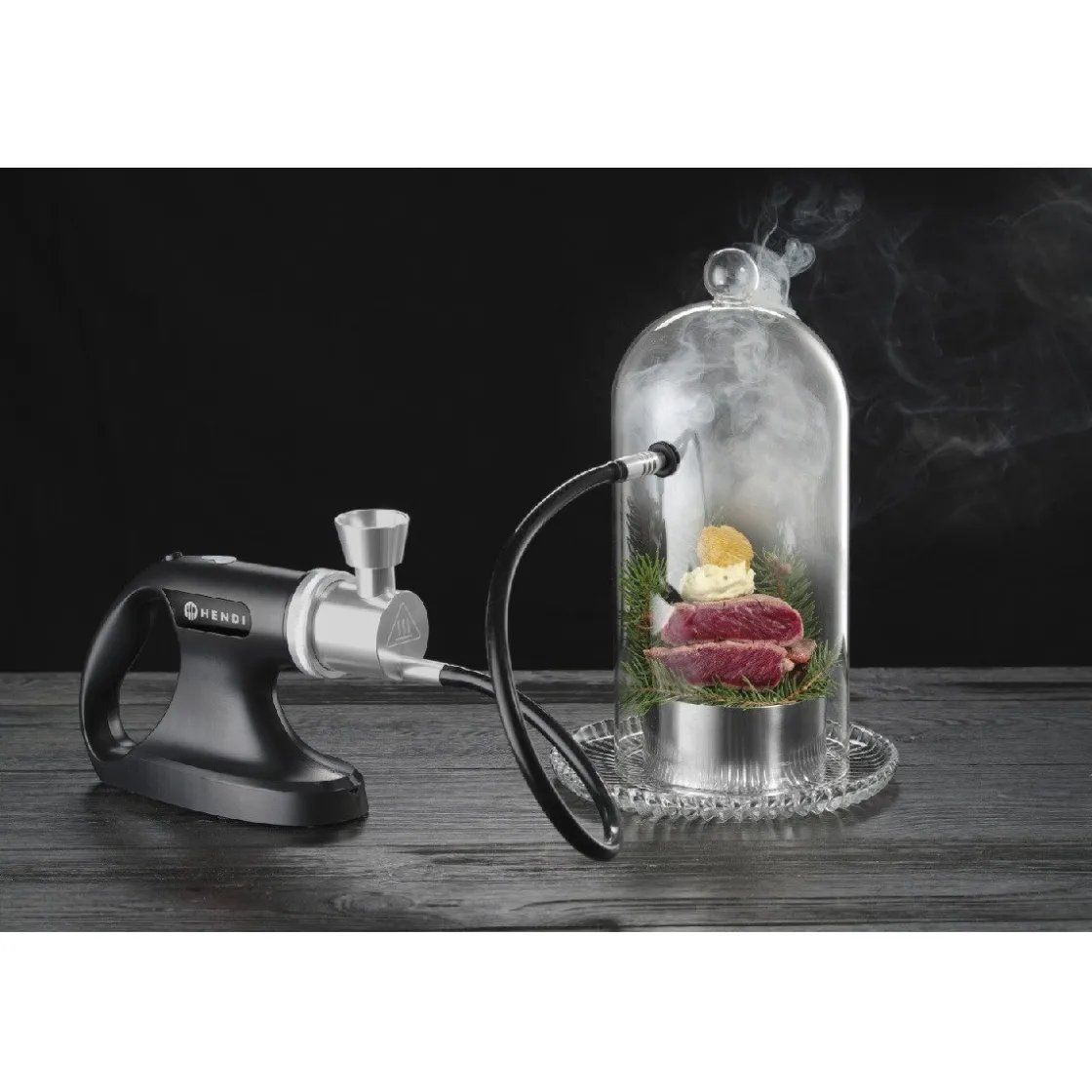 Hendi Rookpistool oplaadbaar - met 3 blaas snelheden* Bak- En Kookapparaten