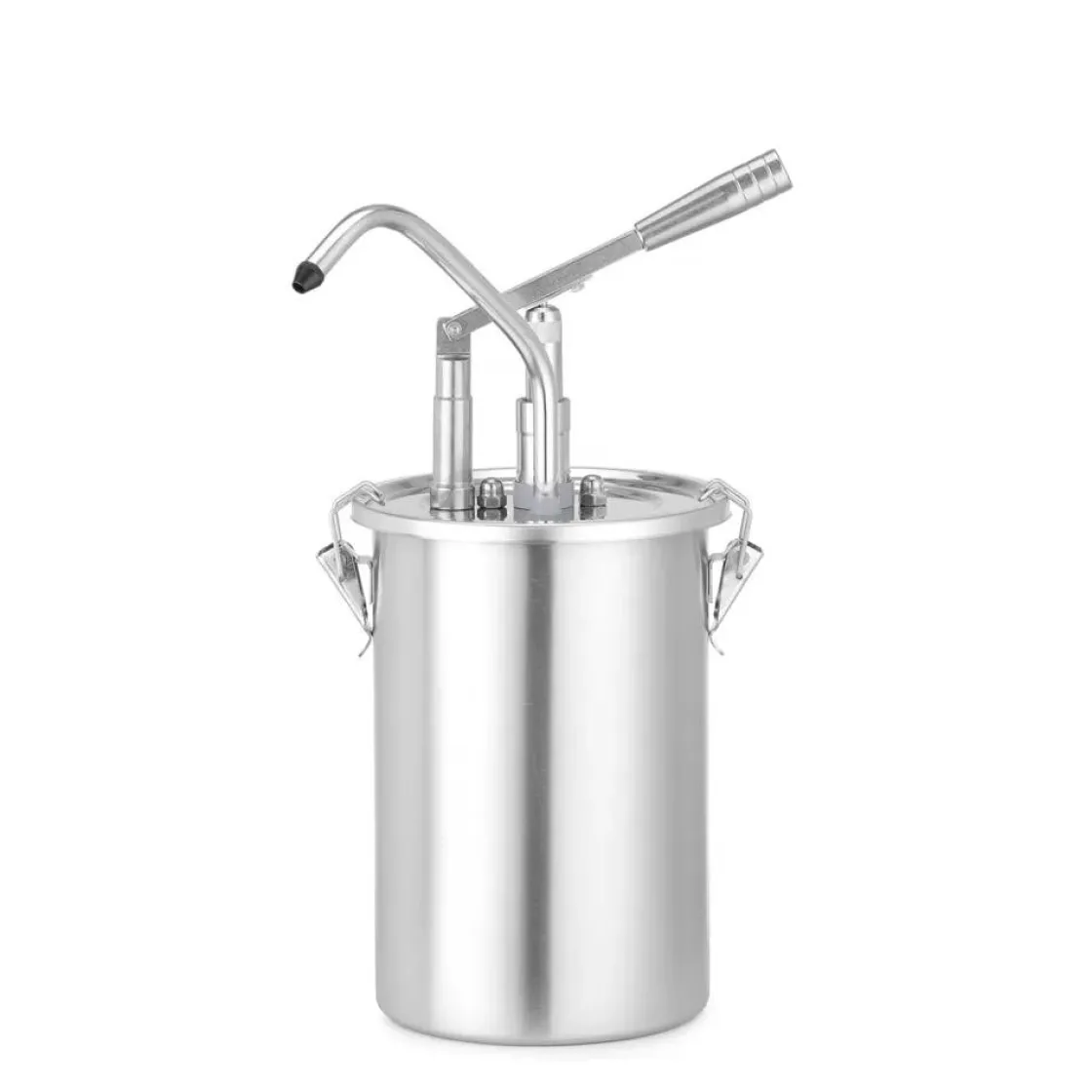 Hendi Sauspomp roestvast staal 4,5L* Pannen En Schalen