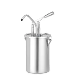 Hendi Sauspomp roestvast staal 4,5L* Pannen En Schalen