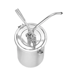 Hendi Sauspomp roestvast staal 4,5L* Pannen En Schalen