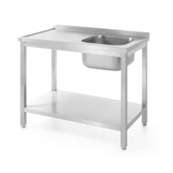 Hendi Spoeltafel zelfmontage Rechterkant* Bedrijfshygiëne