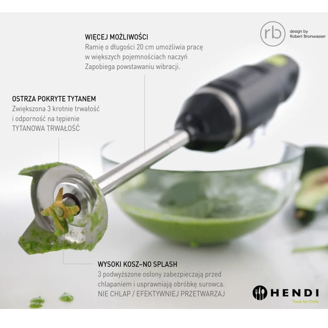 Hendi Staafmixer 250W* Mixers En Blenders