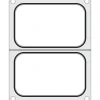 Hendi Traysealer matrix 2x container 178x113 mm* Sealen