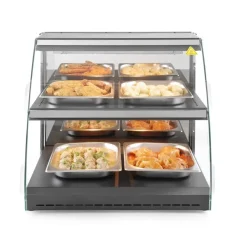 Hendi Warmhoudvitrine Quartz tweelaags* Toonbankdisplays