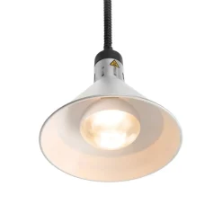 Hendi Warmtelamp verstelbaar conisch Zilver* Suikertrekken