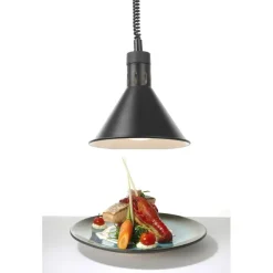 Hendi Warmtelamp verstelbaar conisch Zwart* Suikertrekken
