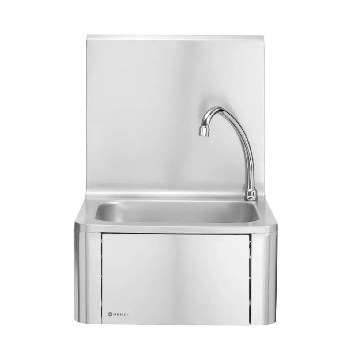 Hendi Wasbak - kraan met knie bediening* Bedrijfshygiëne