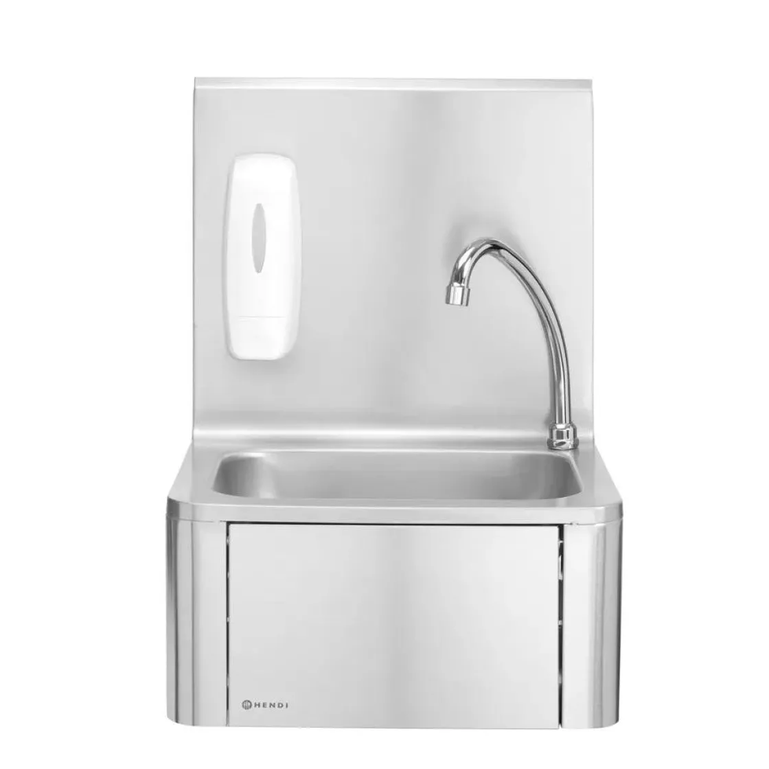 Hendi Wasbak - kraan met knie bediening* Bedrijfshygiëne