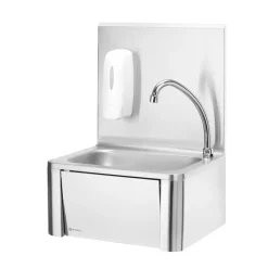 Hendi Wasbak - kraan met knie bediening* Bedrijfshygiëne