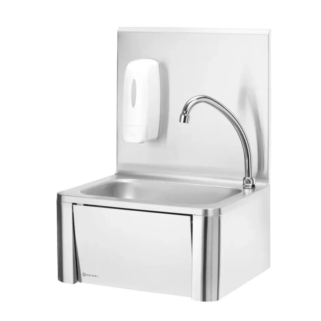 Hendi Wasbak - kraan met knie bediening* Bedrijfshygiëne