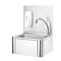 Hendi Wasbak - kraan met knie bediening* Bedrijfshygiëne