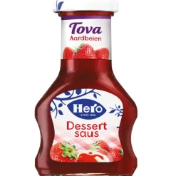 Overig Hero Tova Dessertsaus Aardbei 125ml* Toppings|Toppings