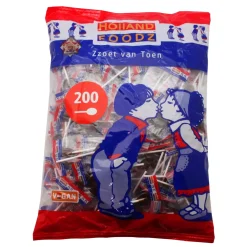 Holland Foodz Cola Lolly's 200st* Snoepgoed