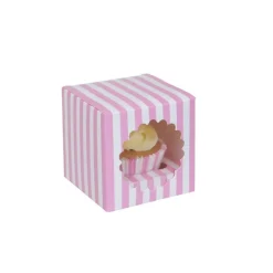 House of Marie HoM Cupcake Doosje 1 Circus (incl. tray met venster) 3st.* Cupcake Doosjes