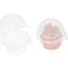 House of Marie HoM Cupcake Pod 1 Transparant 96x90x86mm 15st.* Cupcake Doosjes
